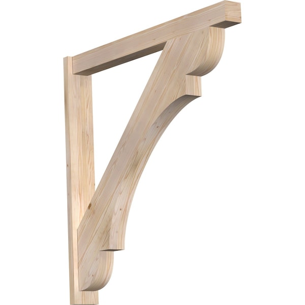 Ekena Millwork Olympic Block Smooth Outlooker, Douglas Fir, 5 1/2"W x 48"D x 48"H OUT06X48X48OLY05SDF - main